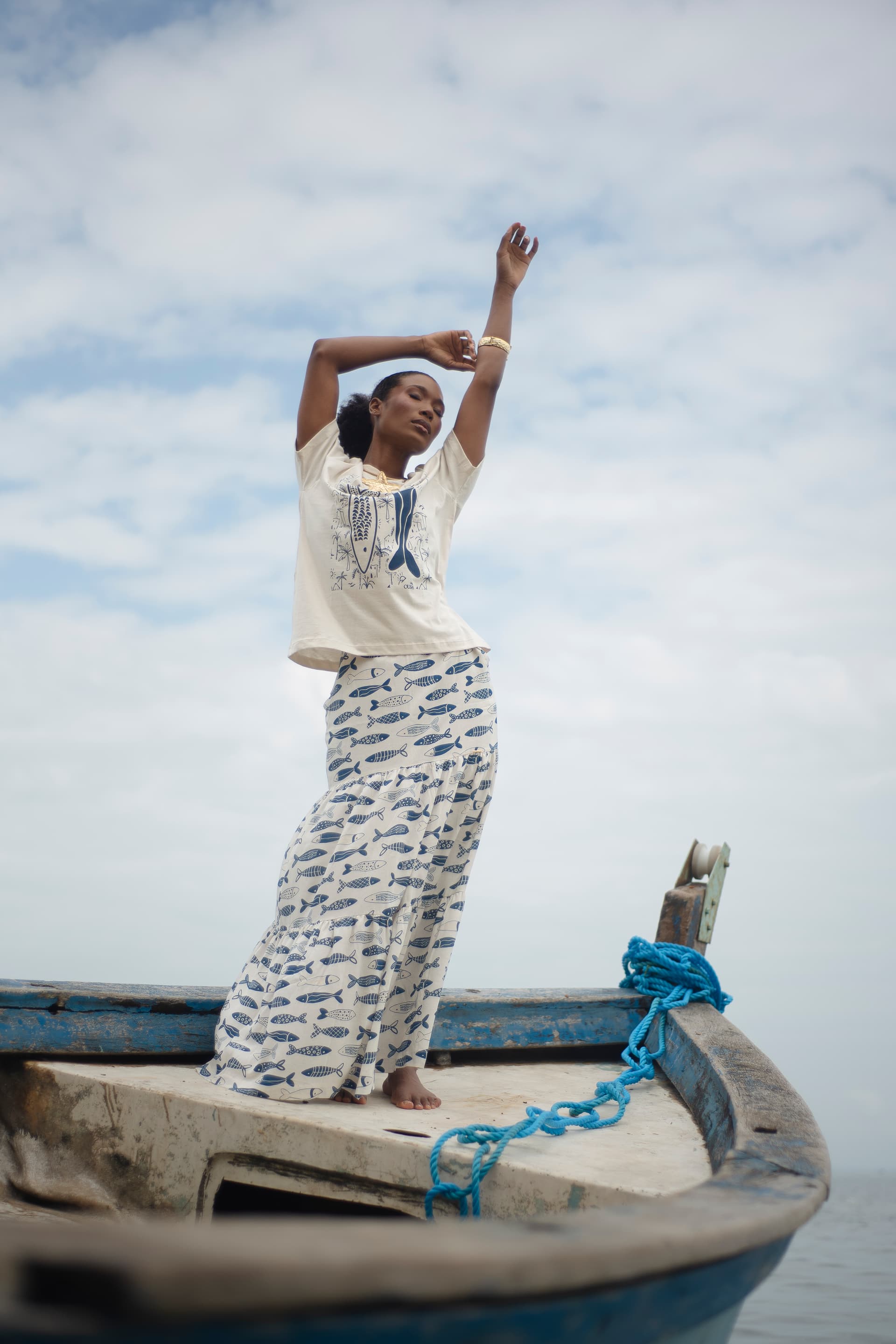 Vestido da coleção OUSA Brasil